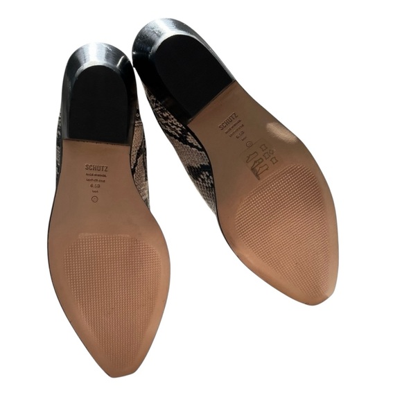 Schutz Boot Women’s Size 6.5 Zachy Western Snakeskin Leather Ankle Boot - Picture 7 of 7